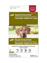 Elanco Quad Dewormer Chewable Tablets for Medium Dogs