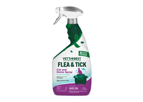 Vet’s Best Flea and Tick Cat & Home Spray – 32 oz (Cotton Spice Scent)